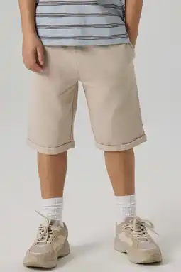 Wehkamp NAME IT KIDS regular sweatshort greige aanbieding