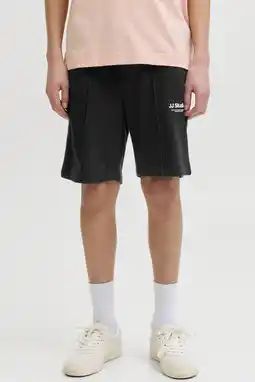Wehkamp JACK & JONES JUNIOR sweatshort zwart aanbieding