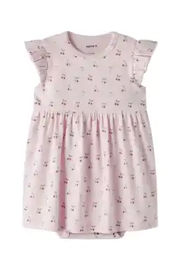 Wehkamp NAME IT BABY A-lijn jurk roze aanbieding