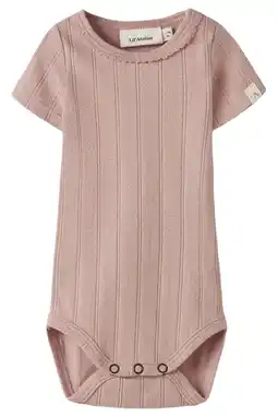 Wehkamp LIL' ATELIER BABY romper roze ajour aanbieding