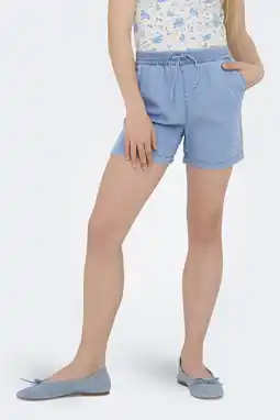 Wehkamp KIDS ONLY GIRL regular casual short medium blue denim aanbieding
