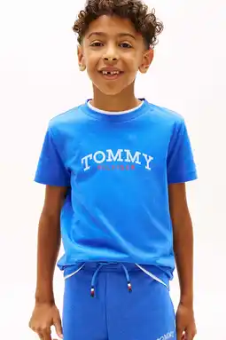 Wehkamp Tommy Hilfiger T-shirt blauw aanbieding