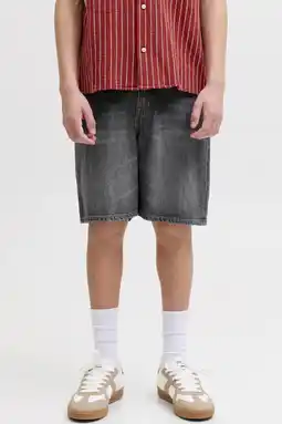 Wehkamp JACK & JONES JUNIOR denim short grey denim aanbieding