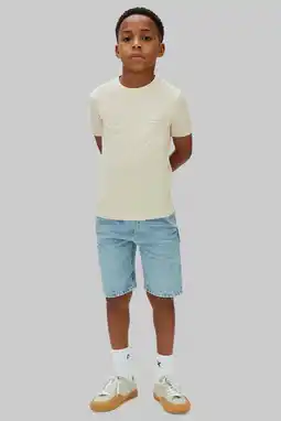 Wehkamp Calvin Klein barrel short medium blue denim aanbieding