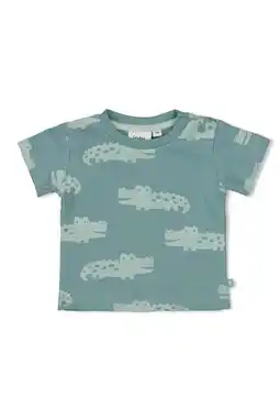 Wehkamp Feetje T-shirt You Croc my World groen aanbieding