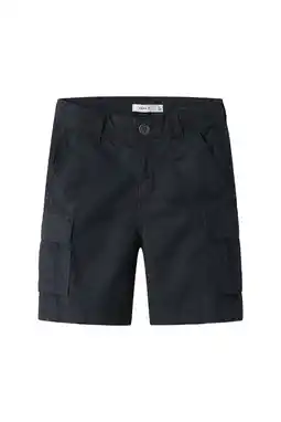 Wehkamp NAME IT KIDS straight cargo short donkerblauw aanbieding