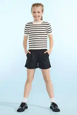 Wehkamp KIDS ONLY GIRL regular casual short zwart aanbieding