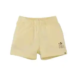 Wehkamp Z8 mini sweatshort Juda lichtgeel aanbieding
