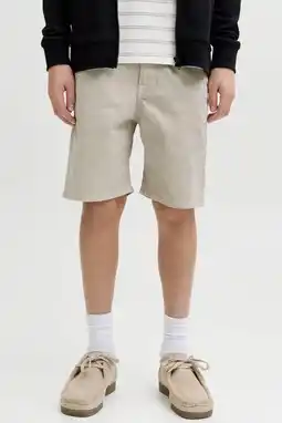Wehkamp JACK & JONES JUNIOR regular denim short beige aanbieding