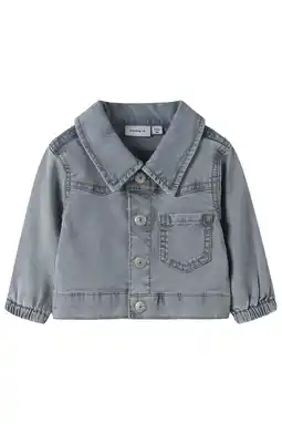 Wehkamp NAME IT BABY denim spijkerjas light blue denim aanbieding