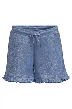Wehkamp Orange Stars casual short donkerblauw met glitter aanbieding