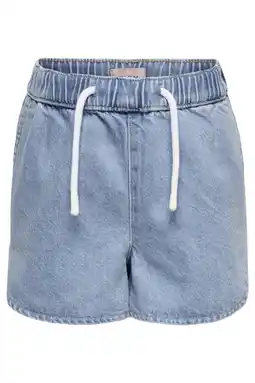 Wehkamp KIDS ONLY MINI relaxed short light blue denim aanbieding