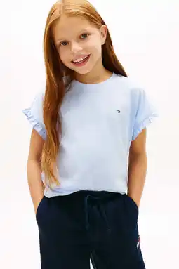 Wehkamp Tommy Hilfiger T-shirt lichtblauw aanbieding