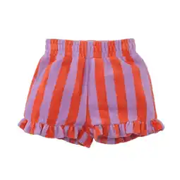 Wehkamp Z8 mini badstof korte broek Guusje lila/oranje aanbieding