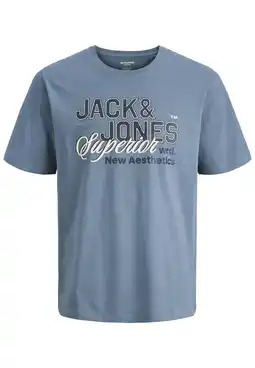 Wehkamp JACK & JONES JUNIOR T-shirt grijsblauw aanbieding