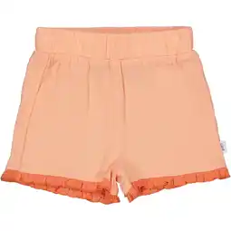 Wehkamp QPI regularwaist casual short met textuur oranje aanbieding