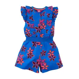 Wehkamp Z8 kids playsuit Firdaous blauw/oranje/paars aanbieding