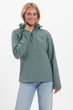 Wehkamp Kjelvik softshell jas Marlien groen aanbieding