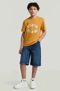 Wehkamp G-STAR denim short medium blue denim aanbieding