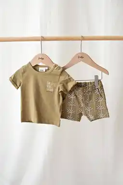 Wehkamp Feetje T-shirt Safari Savage groen aanbieding