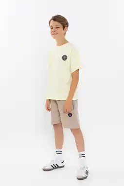 Wehkamp No Way Monday loose casual short lichtbruin aanbieding
