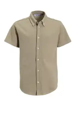 Wehkamp Anytime piqué overhemd beige aanbieding