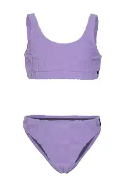 Wehkamp Brunotti crop bikini Myla met textuur paars aanbieding