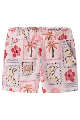 Wehkamp NAME IT KIDS regularwaist casual short roze aanbieding