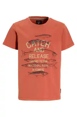 Wehkamp Me & My Monkey T-shirt oranje aanbieding