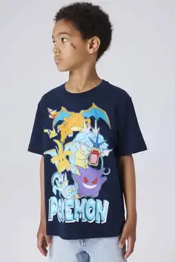 Wehkamp NAME IT KIDS Pokemon T-shirt donkerblauw aanbieding