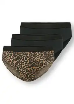 Wehkamp KIDS ONLY GIRL slip - bruin/zwart (set van 3) aanbieding