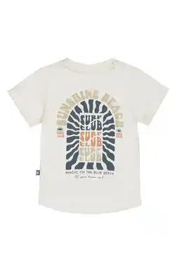 Wehkamp Dirkje T-shirt met backprint ecru aanbieding
