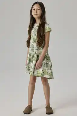 Wehkamp NAME IT KIDS korte jurk groen aanbieding
