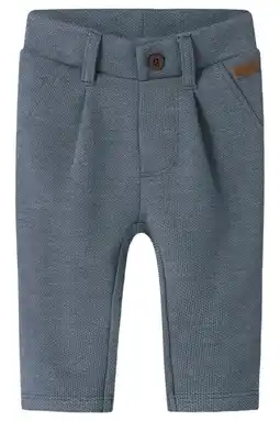 Wehkamp NAME IT BABY straight casual broek blauw aanbieding
