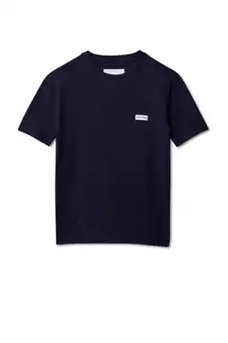 Wehkamp Calvin Klein T-shirt donkerblauw aanbieding