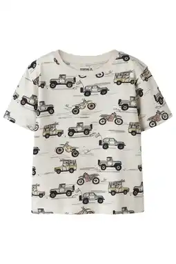 Wehkamp NAME IT MINI T-shirt beige melange aanbieding