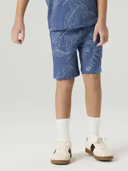 Wehkamp NAME IT KIDS regular sweatshort blauw aanbieding