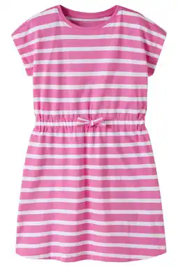 Wehkamp NAME IT KIDS gestreepte zomerjurk felroze aanbieding