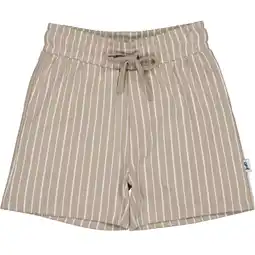Wehkamp QPI Mini regular gestreepte casual short zand aanbieding
