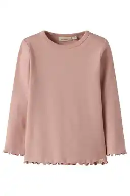 Wehkamp LIL' ATELIER MINI longsleeve roze aanbieding