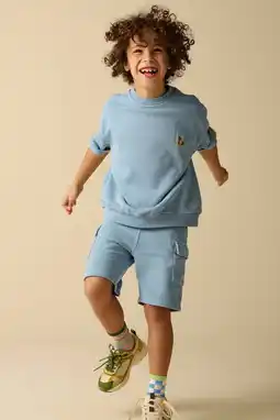 Wehkamp Sissy-Boy sweatshort blauw aanbieding