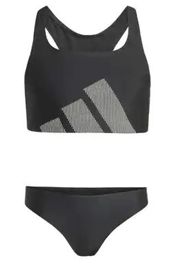 Wehkamp adidas crop bikini zwart aanbieding