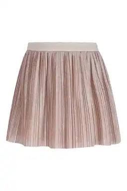 Wehkamp Like Flo plissé rok met glitter goud aanbieding