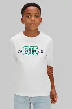 Wehkamp Calvin Klein T-shirt wit aanbieding