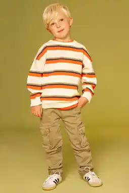 Wehkamp Stains&Stories regular casual broek zand aanbieding