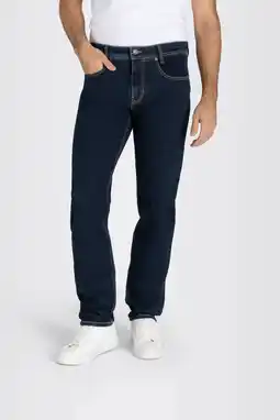 Wehkamp MAC straight leg jeans Arne deep blue stonewash aanbieding