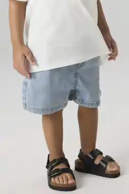 Wehkamp NAME IT MINI relaxed short light blue denim aanbieding