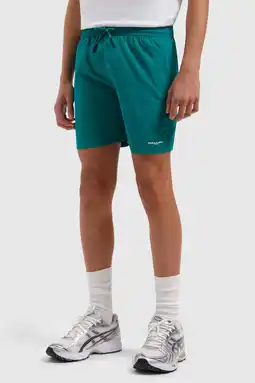 Wehkamp Ballin polyester zwemshort met logo groen aanbieding