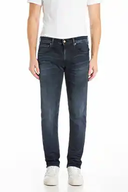Wehkamp REPLAY GROVER straight leg jeans donkerblauw aanbieding