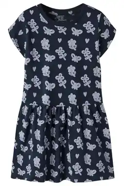 Wehkamp NAME IT MINI midi jurk donkerblauw aanbieding